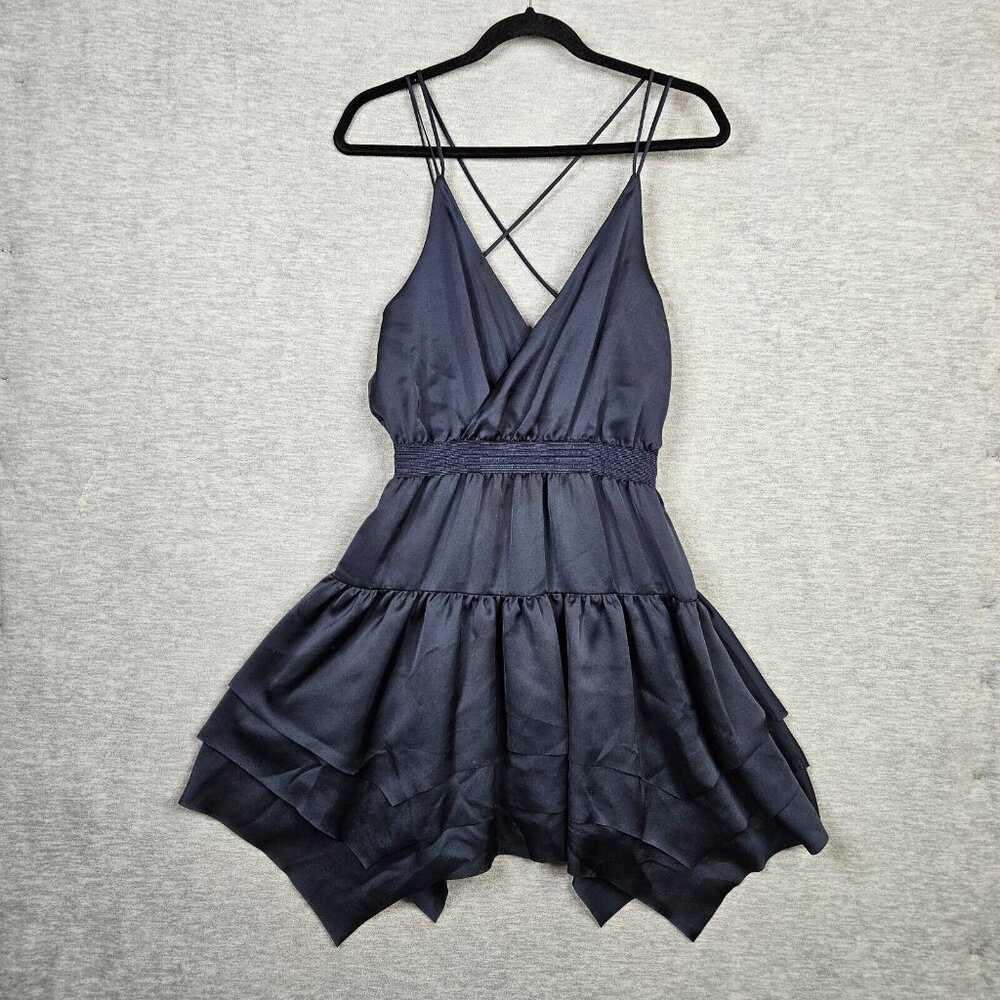 Designers Remix Charlotte ESKILDSEN Women's Navy Blue party dress Size 38